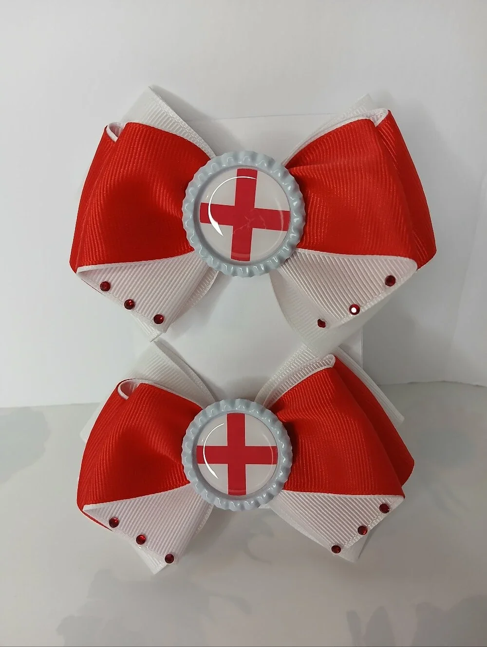 England Hair Bow Set